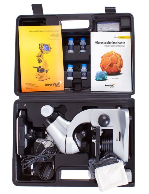 (ES) Biologiczny mikroskop cyfrowy Levenhuk D70L (ES) Biologiczny mikroskop cyfrowy Levenhuk D70L