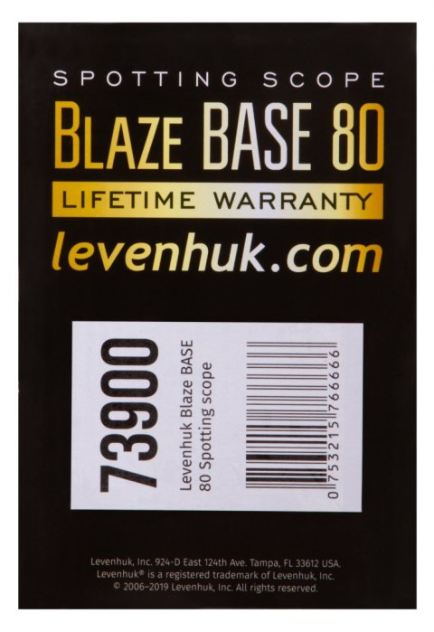 Luneta Levenhuk Blaze BASE 80 Luneta Levenhuk Blaze BASE 80