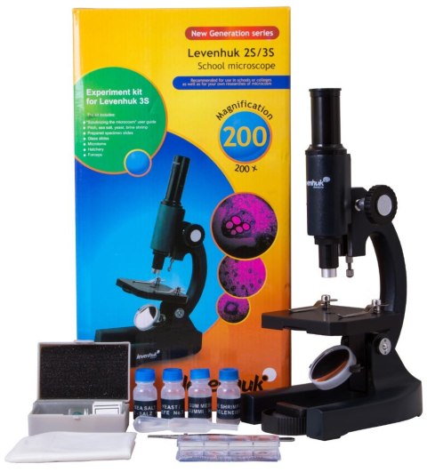 (PL) Monokularowy mikroskop Levenhuk 3S NG (PL) Monokularowy mikroskop Levenhuk 3S NG