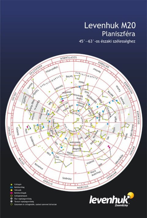 (HU) Duża planisfera Levenhuk M20 (HU) Duża planisfera Levenhuk M20