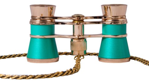 Lornetka teatralna Levenhuk Broadway 325C Lime/Limonka z łańcuszkiem