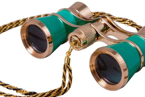 Lornetka teatralna Levenhuk Broadway 325C Lime/Limonka z łańcuszkiem