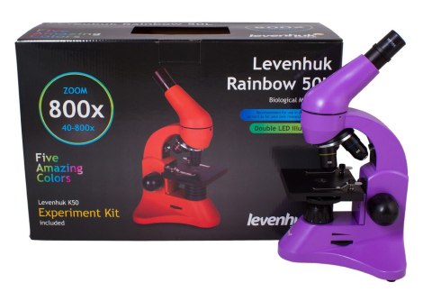 (IT) Mikroskop Levenhuk Rainbow 50L Amethyst\Ametyst (IT) Mikroskop Levenhuk Rainbow 50L Amethyst\Ametyst