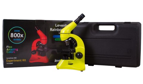 (IT) Mikroskop Levenhuk Rainbow 50L Lime\Limonka (IT) Mikroskop Levenhuk Rainbow 50L Lime\Limonka