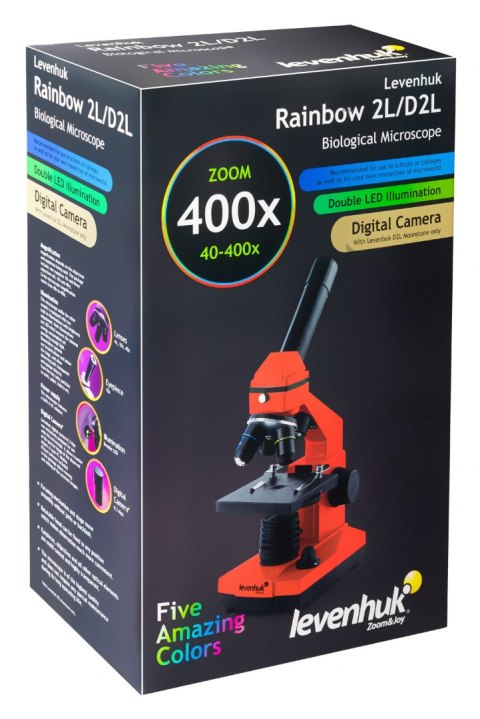 (DE) Mikroskop Levenhuk Rainbow 2L Amethyst\Ametyst