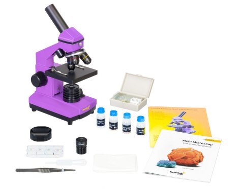 (DE) Mikroskop Levenhuk Rainbow 2L PLUS Amethyst\Ametyst