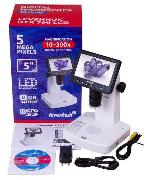 Mikroskop cyfrowy Levenhuk DTX 700 LCD Mikroskop cyfrowy Levenhuk DTX 700 LCD