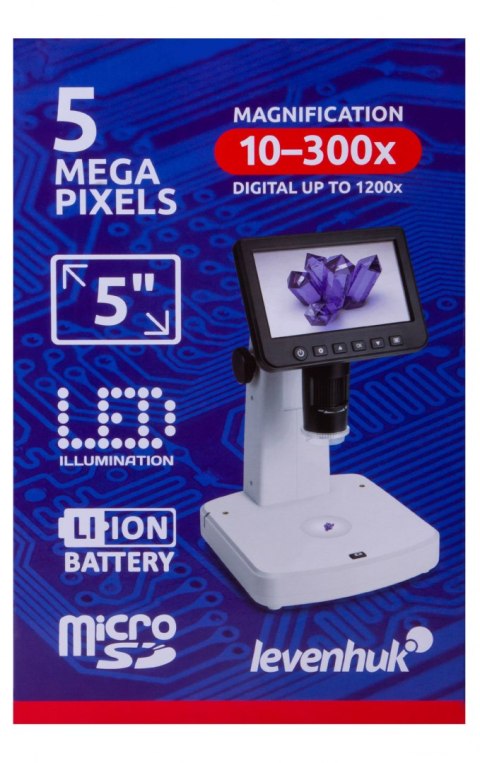 Mikroskop cyfrowy Levenhuk DTX 700 LCD Mikroskop cyfrowy Levenhuk DTX 700 LCD