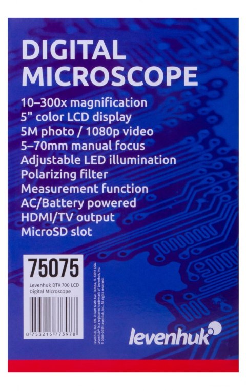 Mikroskop cyfrowy Levenhuk DTX 700 LCD Mikroskop cyfrowy Levenhuk DTX 700 LCD