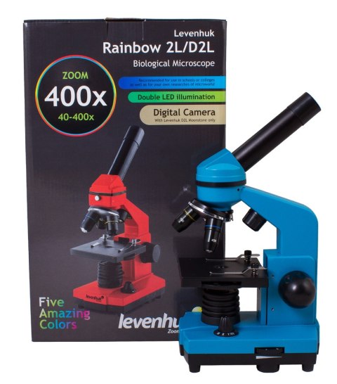 (CZ) Mikroskop Levenhuk Rainbow 2L Azure\Lazur (CZ) Mikroskop Levenhuk Rainbow 2L Azure\Lazur
