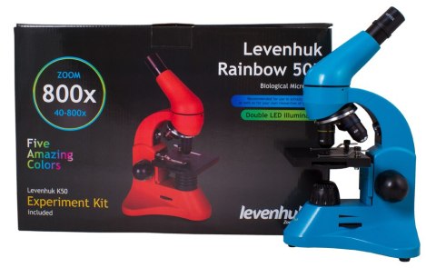 (CZ) Mikroskop Levenhuk Rainbow 50L Azure\Lazur (CZ) Mikroskop Levenhuk Rainbow 50L Azure\Lazur