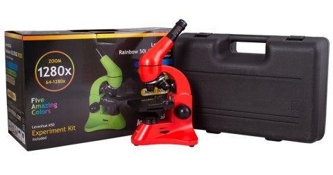 (EN) Mikroskop Levenhuk Rainbow 50L PLUS Orange\Pomarańcza