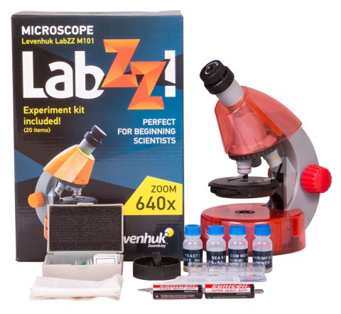 (BG) Mikroskop Levenhuk LabZZ M101 Orange\Pomarańcza