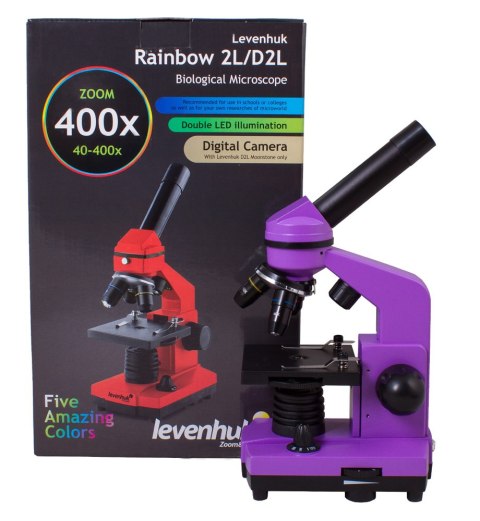 (BG) Mikroskop Levenhuk Rainbow 2L Amethyst\Ametyst