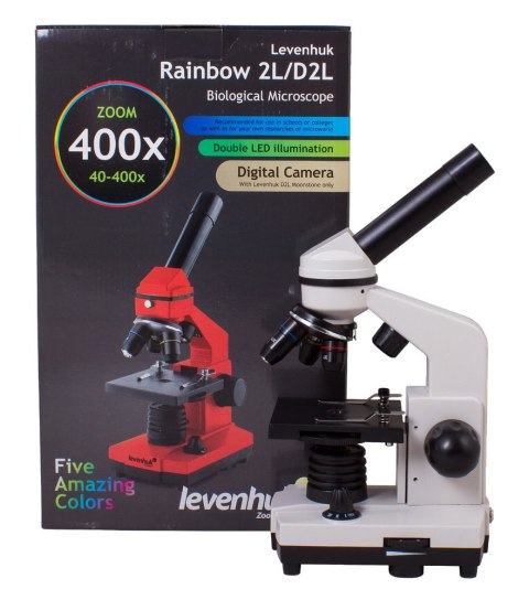 (BG) Mikroskop Levenhuk Rainbow 2L Moonstone\Kamień Księżycowy