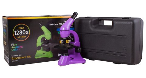 (BG) Mikroskop Levenhuk Rainbow 50L PLUS Amethyst\Ametyst