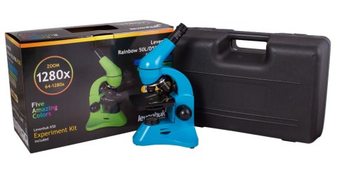 (BG) Mikroskop Levenhuk Rainbow 50L PLUS Azure\Lazur