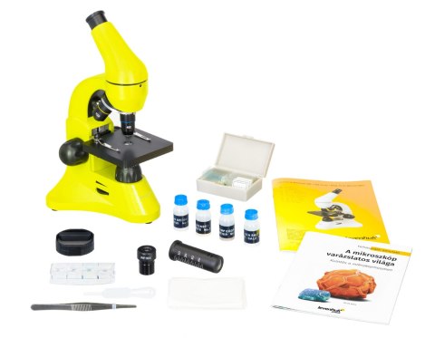 (HU) Mikroskop Levenhuk Rainbow 50L PLUS Lime\Limonka (HU) Mikroskop Levenhuk Rainbow 50L PLUS Lime\Limonka