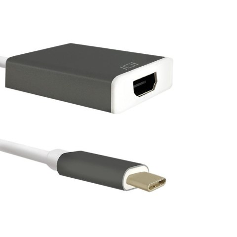 Qoltec Adapter USB 3.1 Typ C męski | HDMI A żeński Qoltec Adapter USB 3.1 Typ C męski | HDMI A żeński