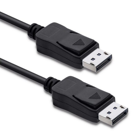 Qoltec DisplayPort v1.2 męski | DisplayPort v1.2 męski | 5K | 1m Qoltec DisplayPort v1.2 męski | DisplayPort v1.2 męski | 5K | 1m