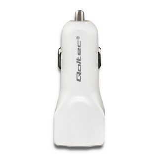 Qoltec Inteligentna Ładowarka samochodowa 12-24V | 12W | 5V | 2.4A | USB
