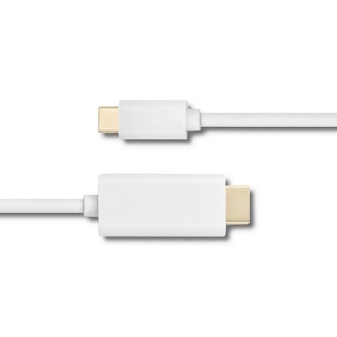 Qoltec Kabel USB 3.1 typ C męski/ HDMI A męski | 4K | Alternate mode | 1m Qoltec Kabel USB 3.1 typ C męski/ HDMI A męski | 4K | Alternate mode | 1m