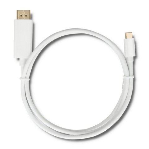 Qoltec Kabel USB 3.1 typ C męski/ HDMI A męski | 4K | Alternate mode | 1m Qoltec Kabel USB 3.1 typ C męski/ HDMI A męski | 4K | Alternate mode | 1m