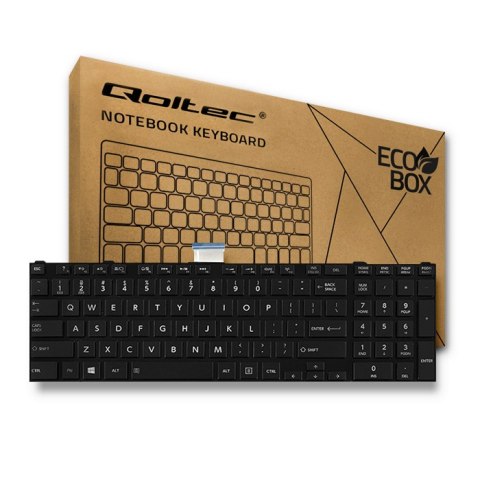 Qoltec Klawiatura do Toshiba Satellite C850 | L850 | czarny | +ramka Qoltec Klawiatura do Toshiba Satellite C850 | L850 | czarny | +ramka