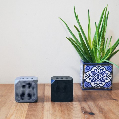Qoltec Przenośny głośnik Bluetooth 3W | Double speaker | czarny! Qoltec Przenośny głośnik Bluetooth 3W | Double speaker | czarny!