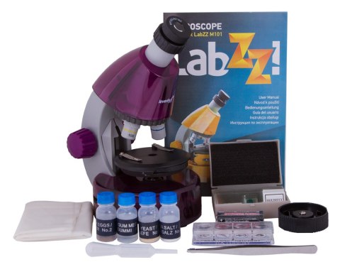 (EN) Mikroskop Levenhuk LabZZ M101 Amethyst\Ametyst