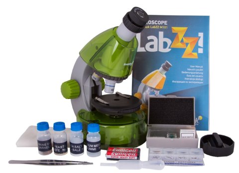 (EN) Mikroskop Levenhuk LabZZ M101 Lime\Limonka