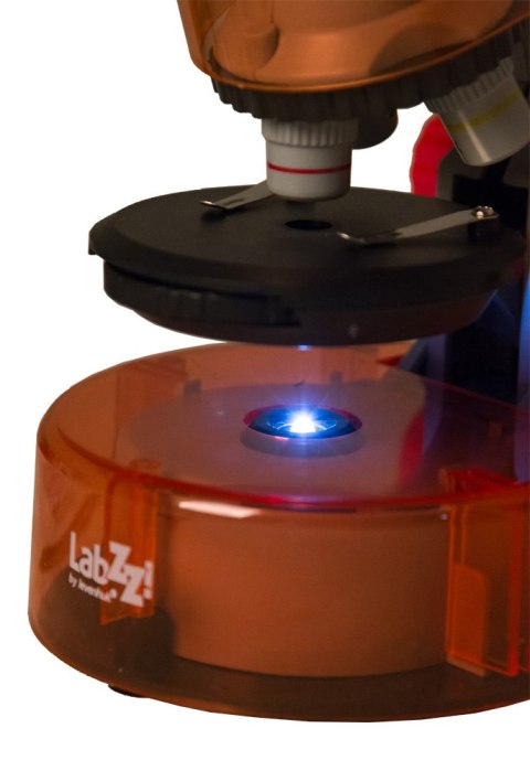 (EN) Mikroskop Levenhuk LabZZ M101 Orange\Pomarańcza