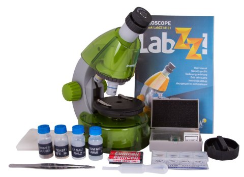 (ES) Mikroskop Levenhuk LabZZ M101 Lime\Limonka
