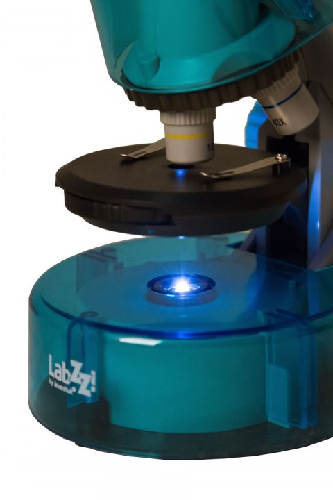 (PL) Mikroskop Levenhuk LabZZ M101 Azure\Lazur (PL) Mikroskop Levenhuk LabZZ M101 Azure\Lazur