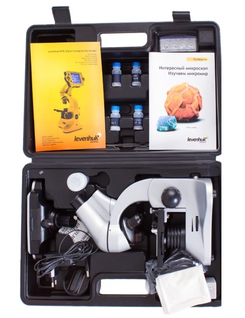 (RU) Biologiczny mikroskop cyfrowy Levenhuk D70L (RU) Biologiczny mikroskop cyfrowy Levenhuk D70L