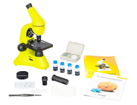(RU) Mikroskop Levenhuk Rainbow 50L PLUS Lime\Limonka