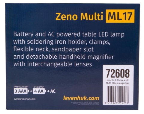 Czarna lupa Levenhuk Zeno Multi ML17