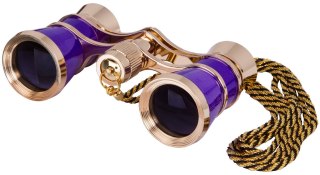 Lornetka teatralna Levenhuk Broadway 325C Amethyst/Ametyst z łańcuszkiem