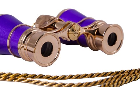 Lornetka teatralna Levenhuk Broadway 325C Amethyst/Ametyst z łańcuszkiem
