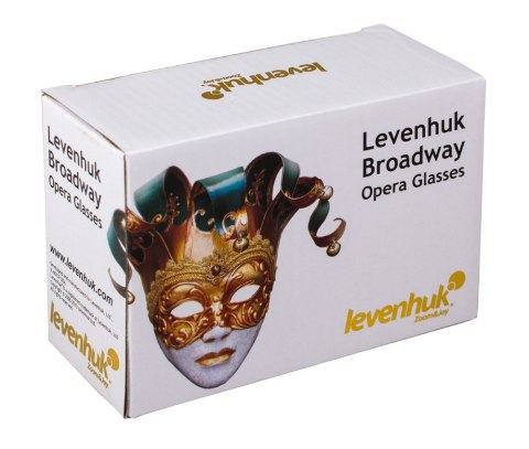 Lornetka teatralna Levenhuk Broadway 325F (biała, z oświetleniem LED i łańcuszkiem) Lornetka teatralna Levenhuk Broadway 325F (biała, z oświetleniem LED i łańcuszkiem)
