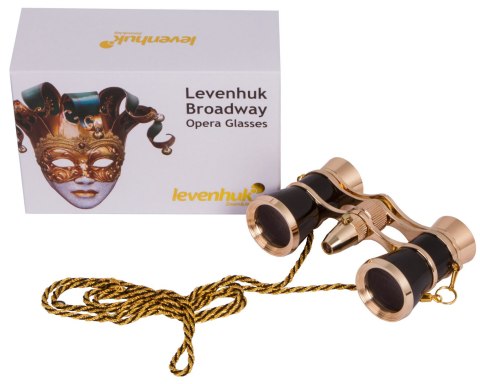 Lornetka teatralna Levenhuk Broadway 325F (biała, z oświetleniem LED i łańcuszkiem) Lornetka teatralna Levenhuk Broadway 325F (biała, z oświetleniem LED i łańcuszkiem)