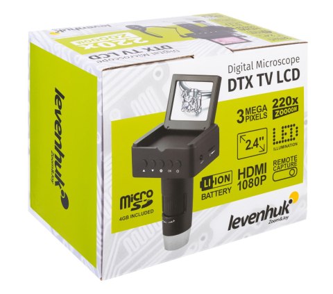 Mikroskop Cyfrowy Levenhuk DTX TV LCD