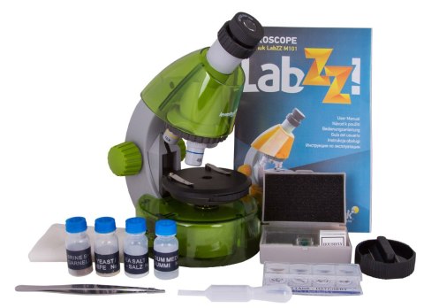 (PL) Mikroskop Levenhuk LabZZ M101 Lime\Limonka
