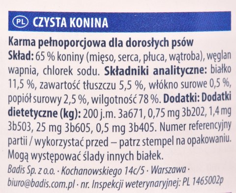 ANIMONDA GranCarno Single Protein: konina - mokra karma dla psa - 400g ANIMONDA GranCarno Single Protein: konina - mokra karma dla psa - 400g
