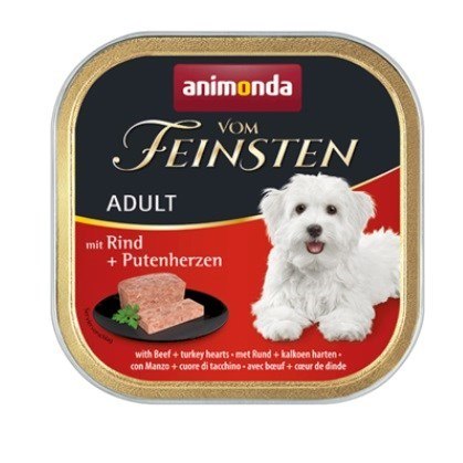 ANIMONDA Vom Feinsten Classic smak: wołowina i serca indyka 150g ANIMONDA Vom Feinsten Classic smak: wołowina i serca indyka 150g