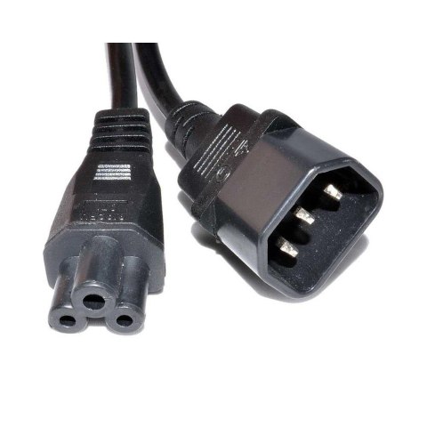 Kabel zasilający / przedłużacz Manhattan C14/C5 1,8m czarny Kabel zasilający / przedłużacz Manhattan C14/C5 1,8m czarny