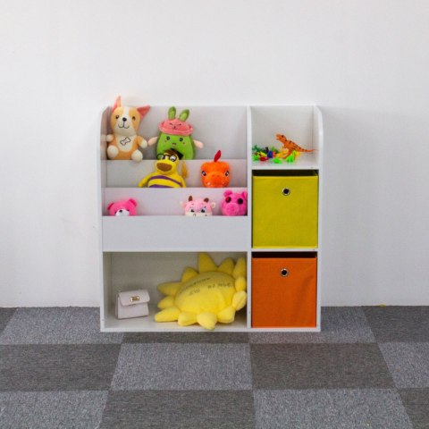 Regał drewniany dla dzieci szafka dziecięca przegrody organizer