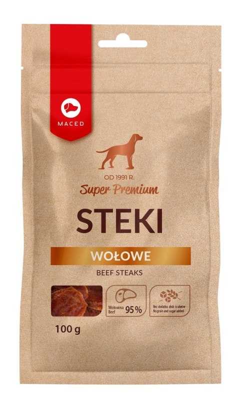 MACED Przysmak Steki Wołowe 100G MACED Przysmak Steki Wołowe 100G