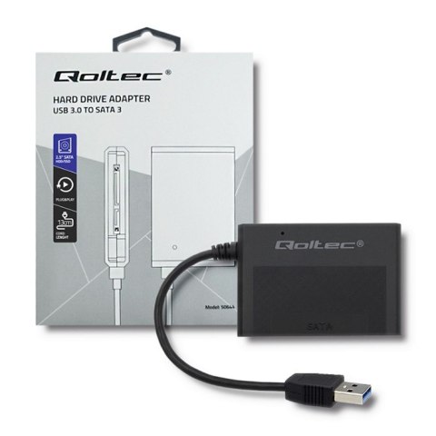 Qoltec Adapter USB 3.0 do dysków HDD/SSD 2.5" SATA3 Qoltec Adapter USB 3.0 do dysków HDD/SSD 2.5" SATA3