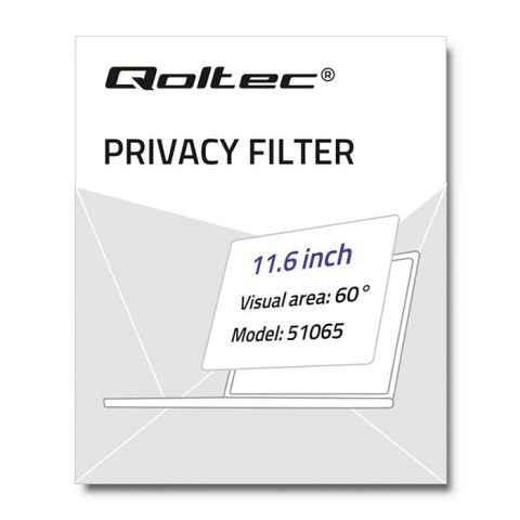 Qoltec Filtr prywatyzujący RODO do MacBook Air 11.6" Qoltec Filtr prywatyzujący RODO do MacBook Air 11.6"
